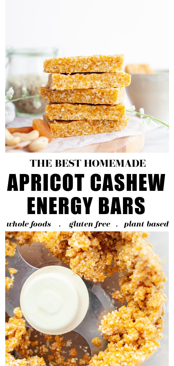 apricot cashew energy bars