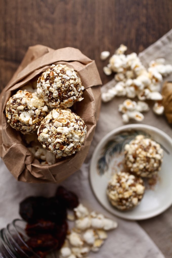 Sweet & Salty Popcorn Balls // My Cookbook is now available for Pre