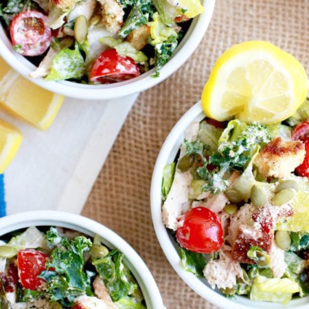 Healthy caesar salad recipe with chicken