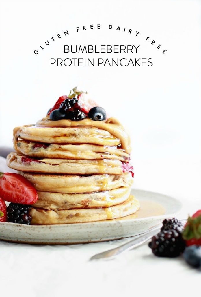 Bumbleberry Paleo Protein Pancakes & My Fave ToGo PostWorkout Snacks