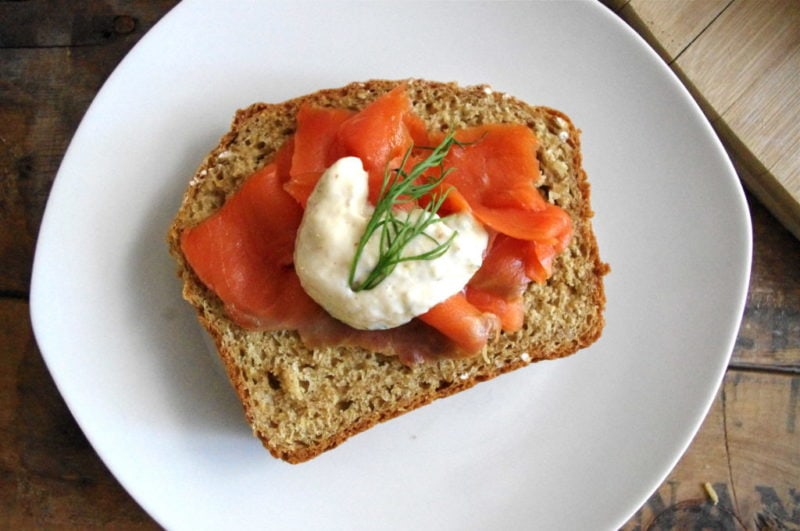 A Taste of Ireland & Irish Soda Bread with Smoked Salmon & Tangy