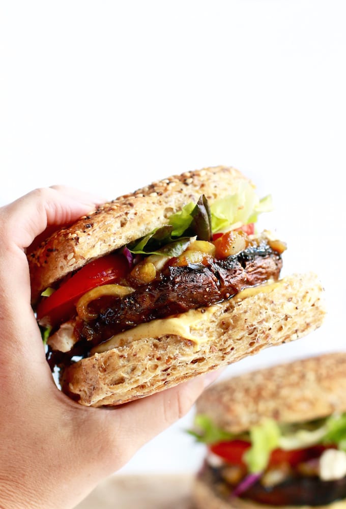 Best Ever Portobello Mushroom Burgers