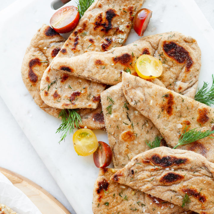 Herbed Yogurt Spelt Flatbreads