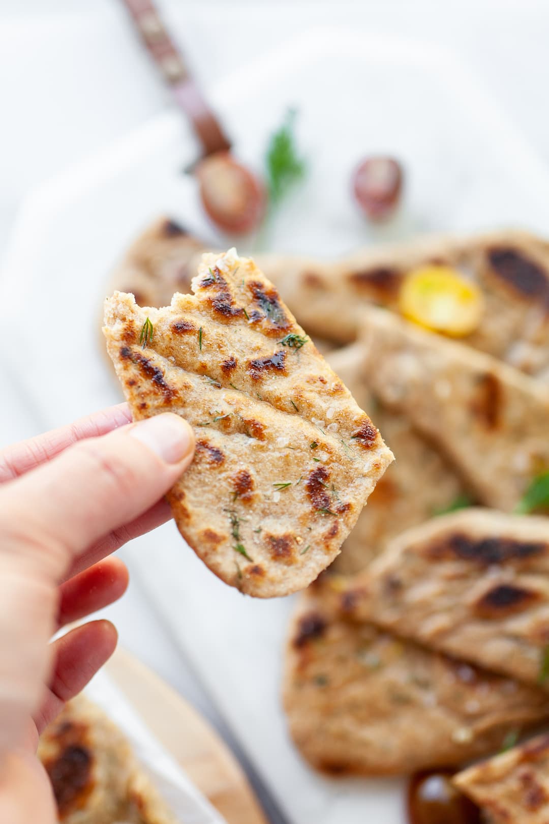 Herbed Yogurt Spelt Flatbreads Nutrition in the Kitch