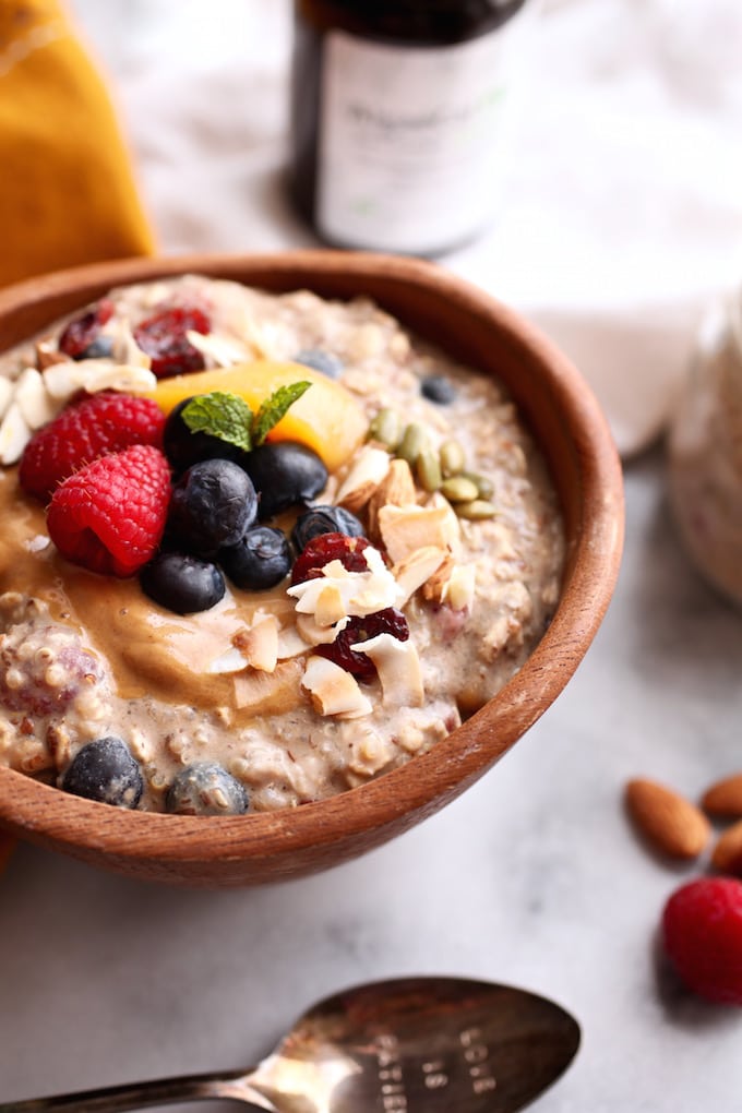 Unreal Overnight Quinoa & Oats Recipe Nutrition in the Kitch