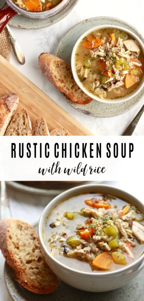 Easy Chicken Soup with Wild Rice | Nutrition in the Kitch