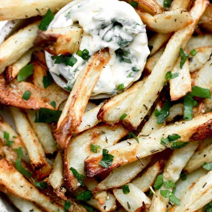 Healthy Homemade Oven-Baked French Fries