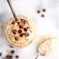 Vegan Protein Cookie Dough Overnight Oats