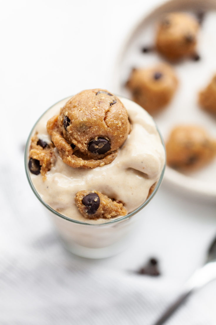 Healthy Cookie Dough Blizzard Recipe Nutrition in the Kitch