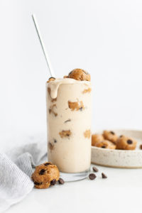 You’ve got to try this healthy homemade cookie dough blizzard recipe that totally gives Dairy Queen a run for it’s money! This recipe is gluten free, dairy free, vegan, plant based, made with whole food ingredients, a delicious edible homemade cookie dough, and it’s packed with plant protein!