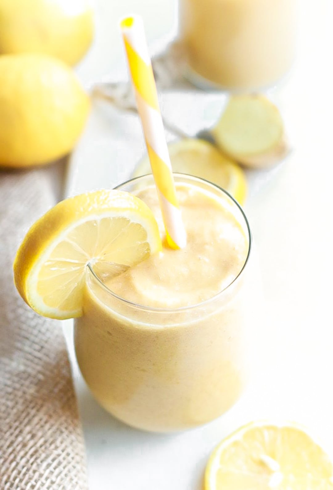 Fresh Lemon Ginger Detoxifying Smoothie Nutrition In The Kitch 2670