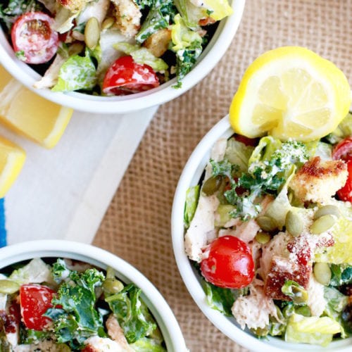 Healthy caesar salad recipe with chicken