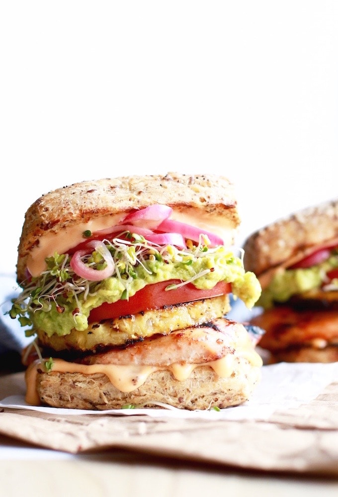 Healthy Aloha Chicken Burgers Nutrition In The Kitch