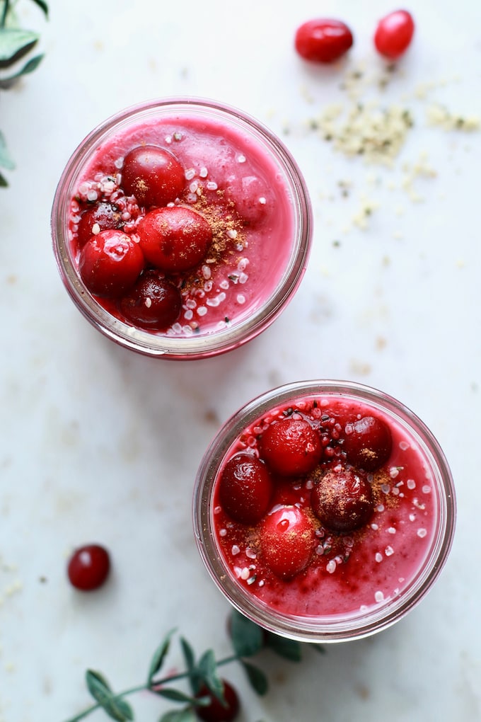 Detoxifying Cranberry Smoothie Nutrition in the Kitch