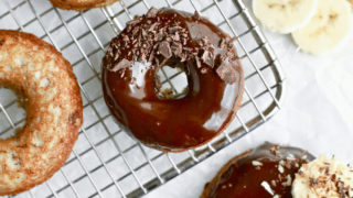 Healthy Homemade Chocolate Banana Bread Donuts