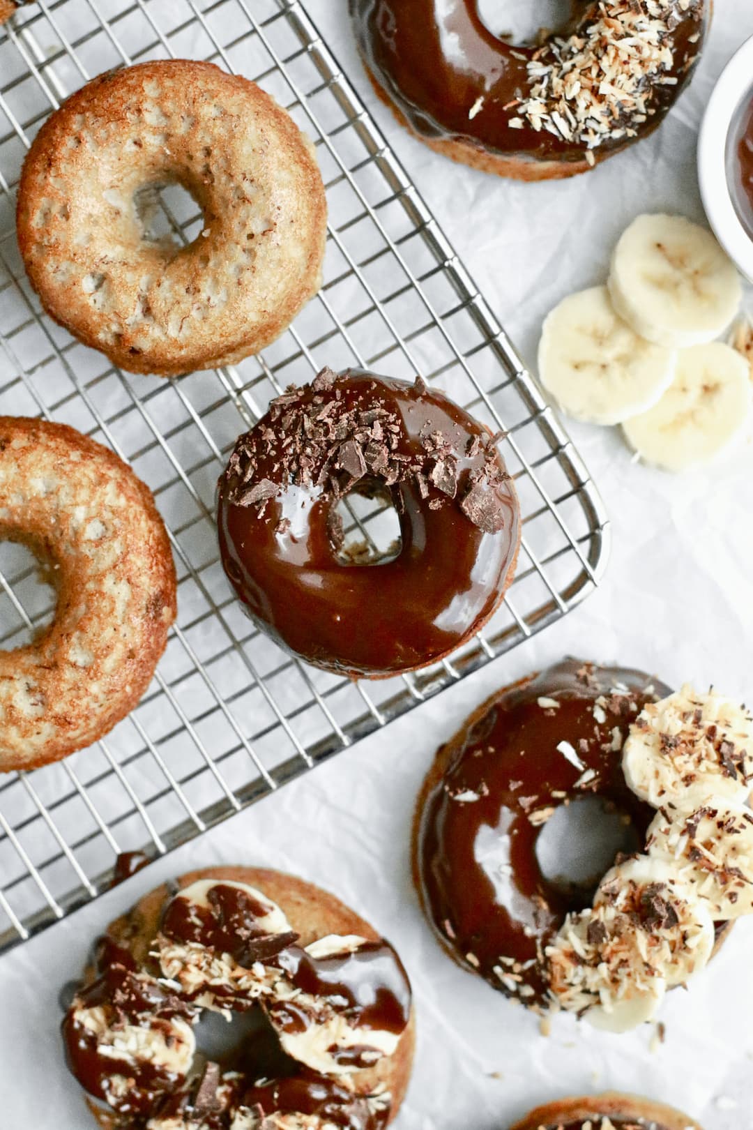 Homemade Chocolate Banana Bread Donuts Nutrition In The Kitch