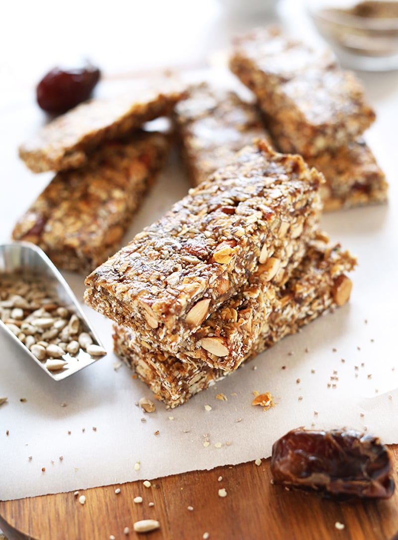 Super Healthy Homemade Granola Bars