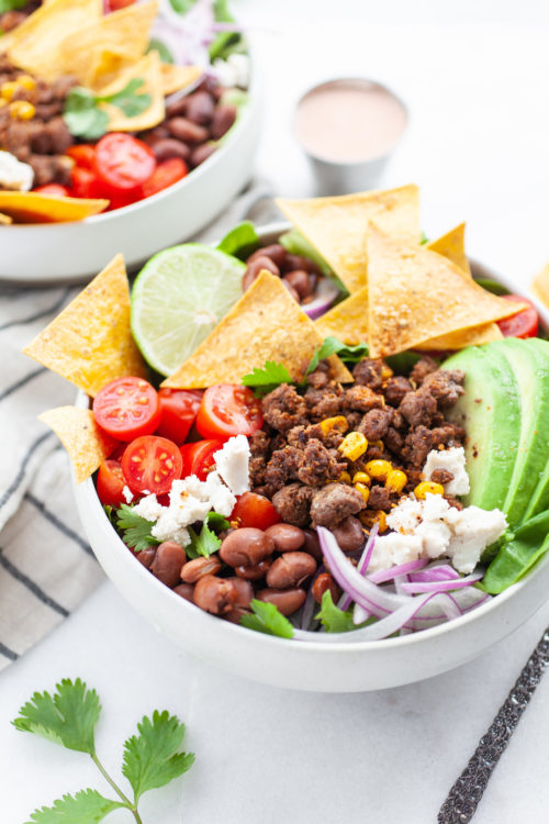 Healthy Taco Salad Recipe | Nutrition in the Kitch