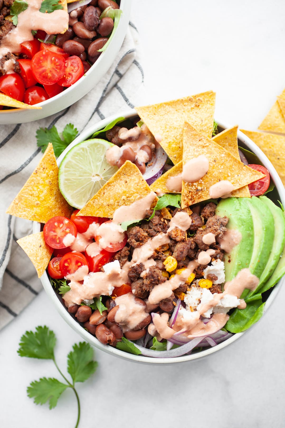 Healthy Taco Salad Recipe | Nutrition in the Kitch