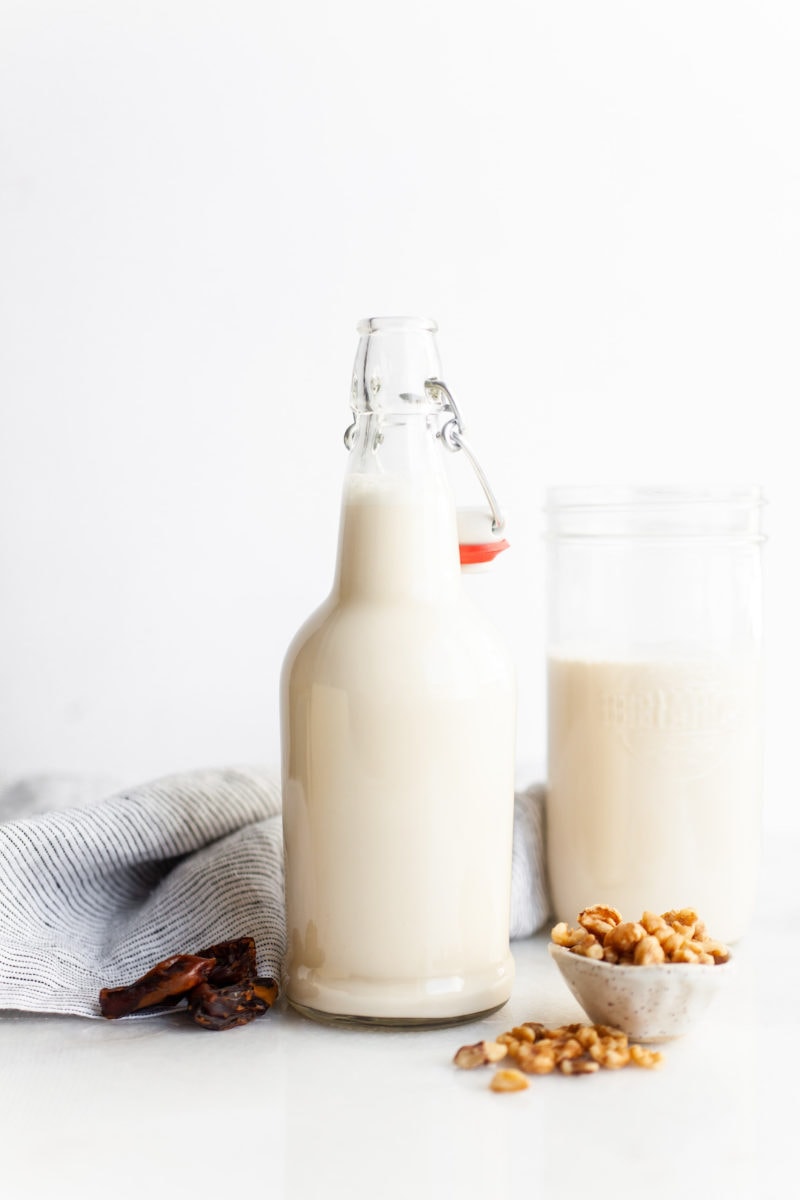 The Easiest Vitamix Walnut Milk (2 Ways!) | Nutrition in the Kitch