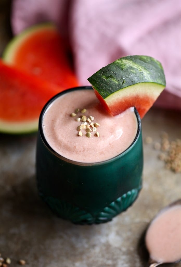 Watermelon Banana Smoothie Nutrition in the Kitch