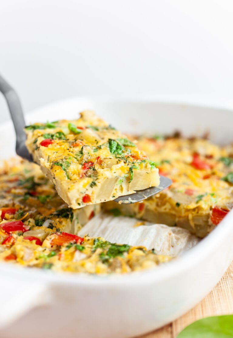 EASY Dairy Free Breakfast Casserole (gluten free)