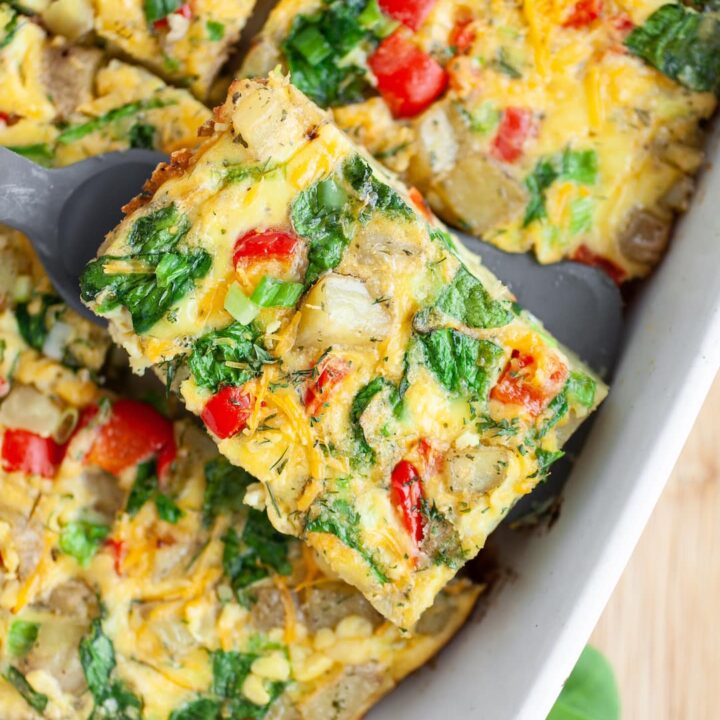 EASY Dairy Free Breakfast Casserole (gluten free)