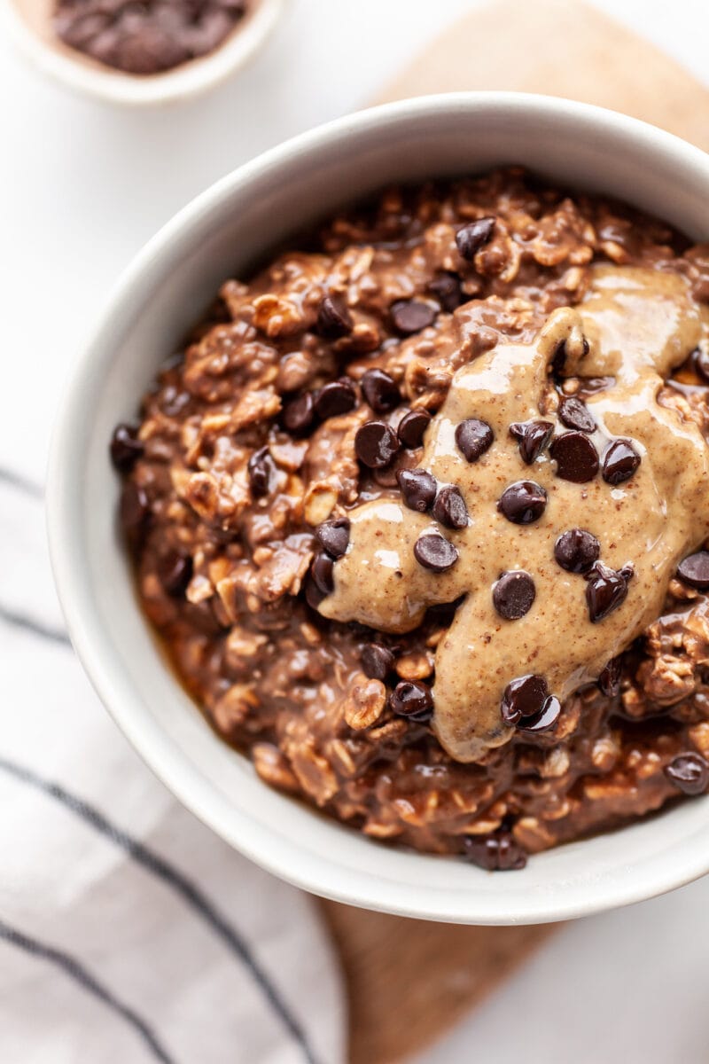 Healthy Chocolate Overnight Oats Vegan Gluten Free 