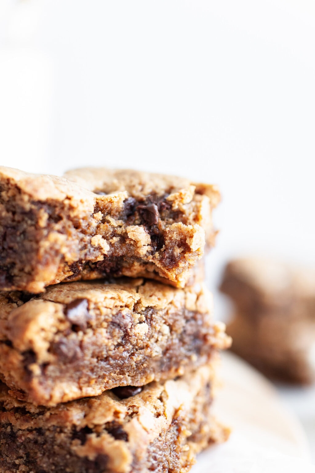 Best FUDGY Vegan Blondies | Easy, Healthy, Gluten Free!