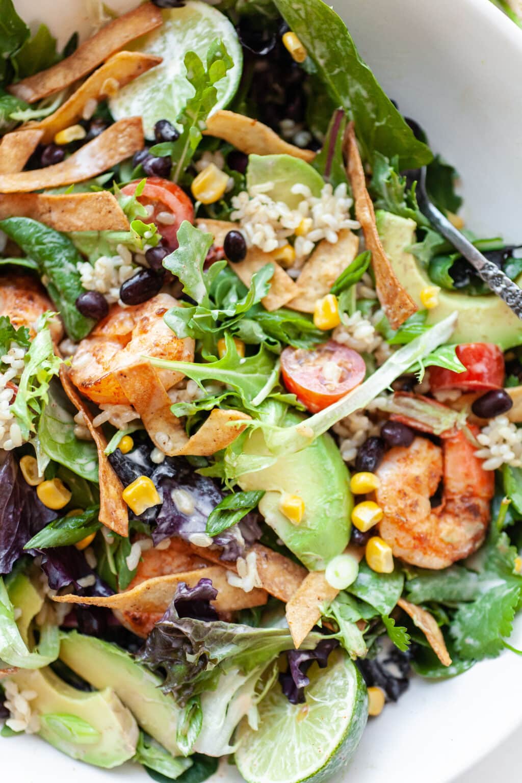 Healthy Southwest Salad (gluten free, dairy free)