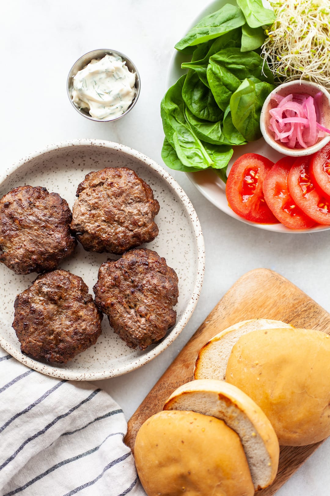 Juicy Air Fryer Burger | healthy, simple, gluten free!