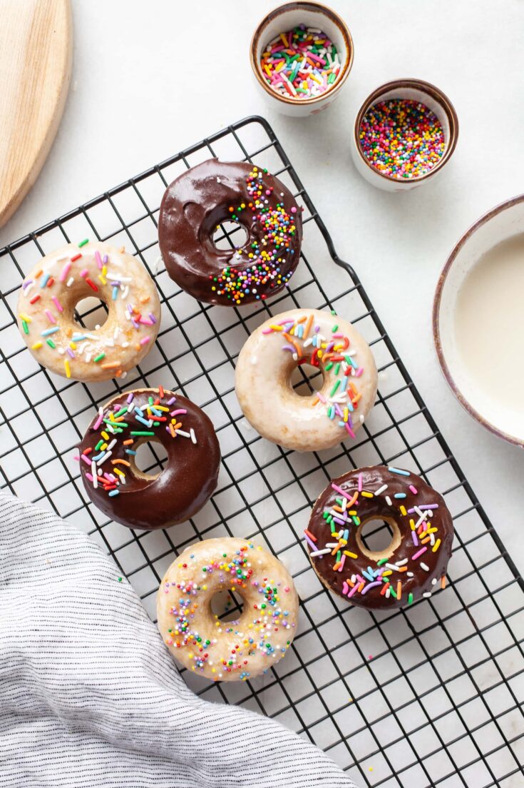 Easy Protein Donuts healthy, gluten free, dairy free!
