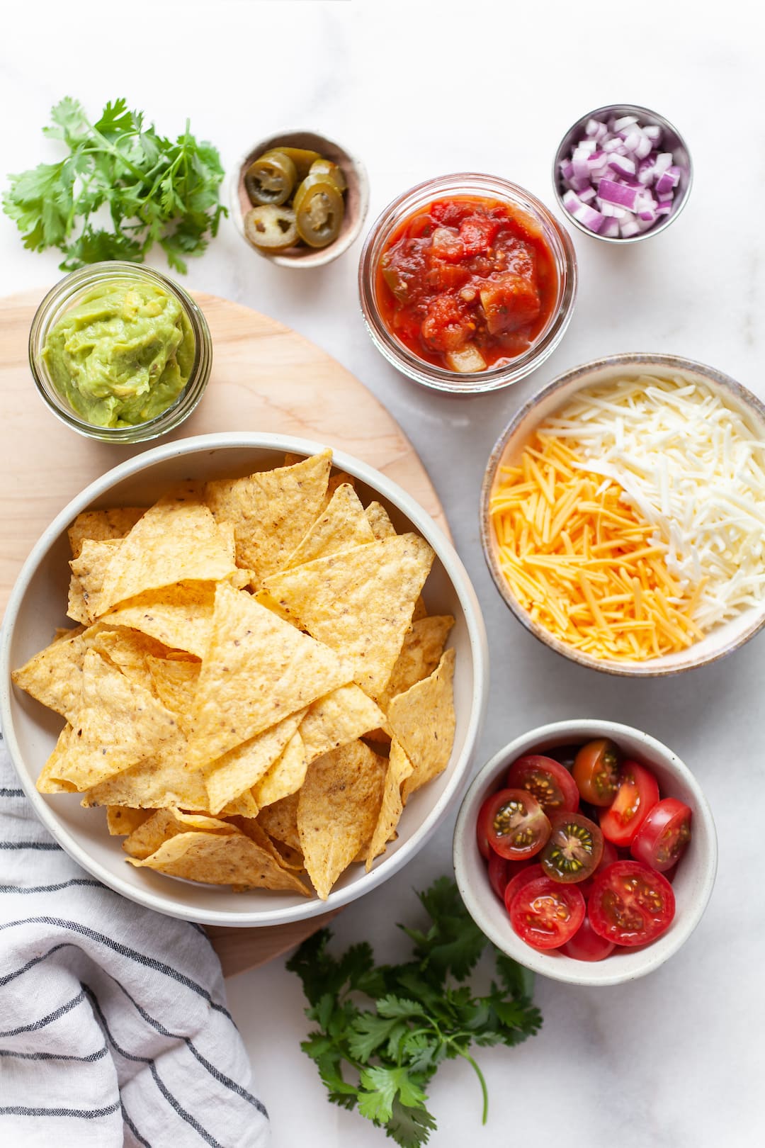 Loaded Air Fryer Nachos healthy, easy, dairy free option!
