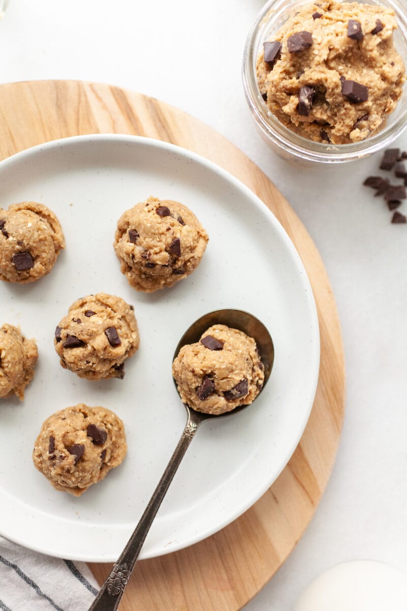 Easy Protein Cookie Dough | quick, gluten free, healthy!