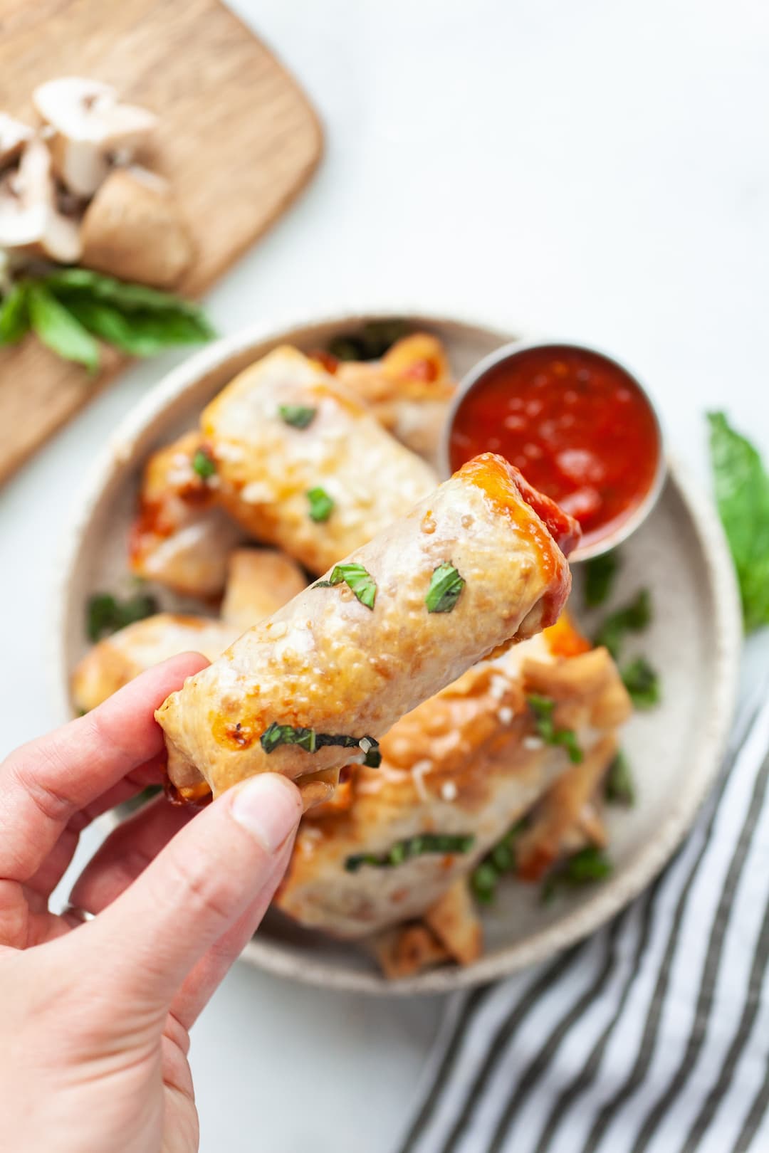 Air Fryer Pizza Rolls Homemade Quick Easy Healthy